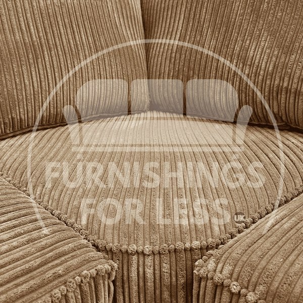 Bishop U-Shaped Fullback Jumbo Cord Sofa - 2