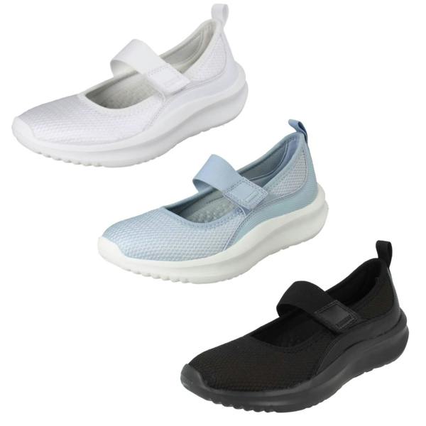 Clarks Ladies Clarks Cloudsteppers Platform Shoes Solevana Jane