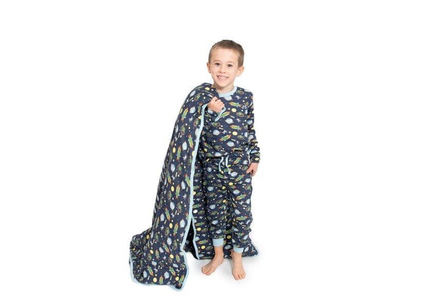 Luca and Rosa Child blanket - space print