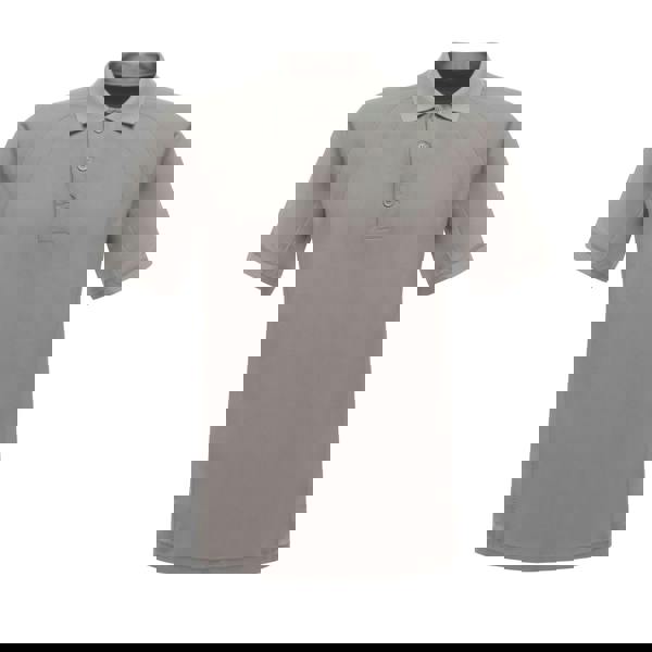 Regatta Professional Mens Coolweave Short Sleeve Polo Shirt - Silver Grey - 