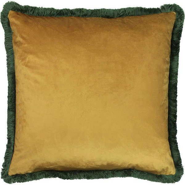 Paoletti Bexley Tropical Cushion Cover - Mustard Yellow