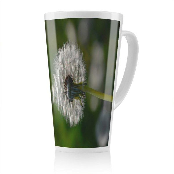 Benjamin Tate Design fluffy flower Designer Latte Mug