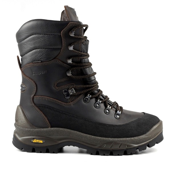 Grisport Mens Gamekeeper Waxy Leather Walking Boots - Brown/Black