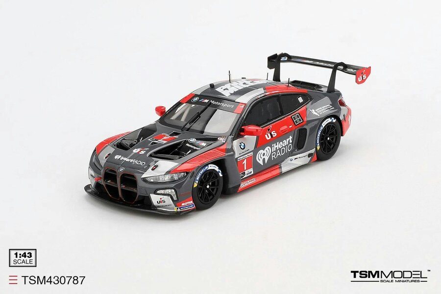 MCSlots BMW M4 GT3 #1 Paul Miller Racing 2024 IMSA Sebring 12Hrs 1:43 Scale TSM430787