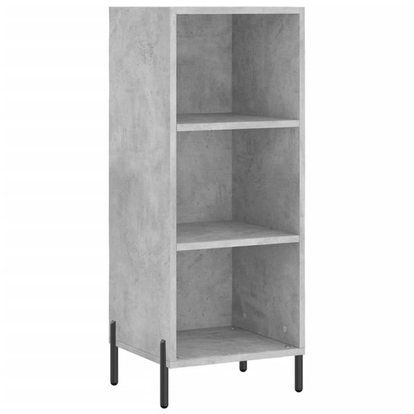 Berkfield Sideboard Concrete Grey 34.5x32.5x90 cm Engineered Wood
