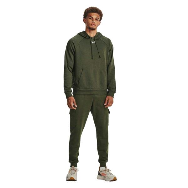Under Armour Mens Fleece Hoodie - Marine/White - 