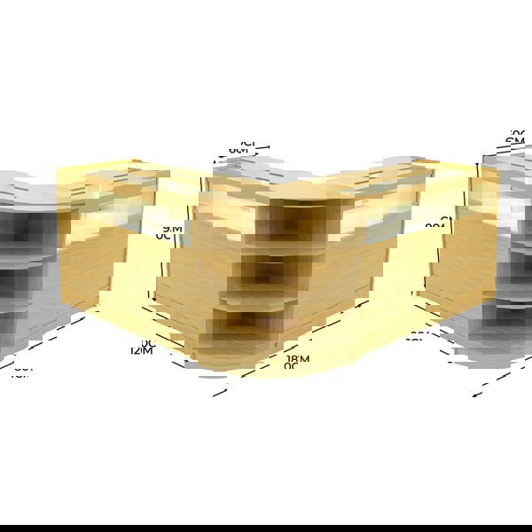 Monstershop Theseus LED Shop Counter Set LM60 & 2 x B1200 - Maple