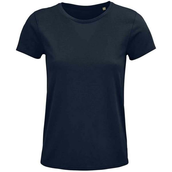SOLS Womens/Ladies Crusader Organic T-Shirt - French Navy