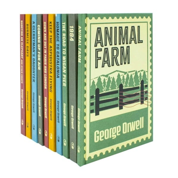 The Greatest Works Of George Orwell 10 Books Hardback Collection