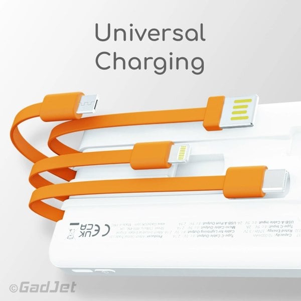 GadJet 10,000 mAh 5-in-1 Plus Power Bank