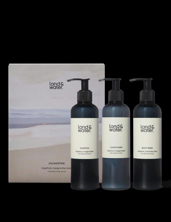 Land & Water Showertime Gift Set - Grapefruit, Orange & Star Anise