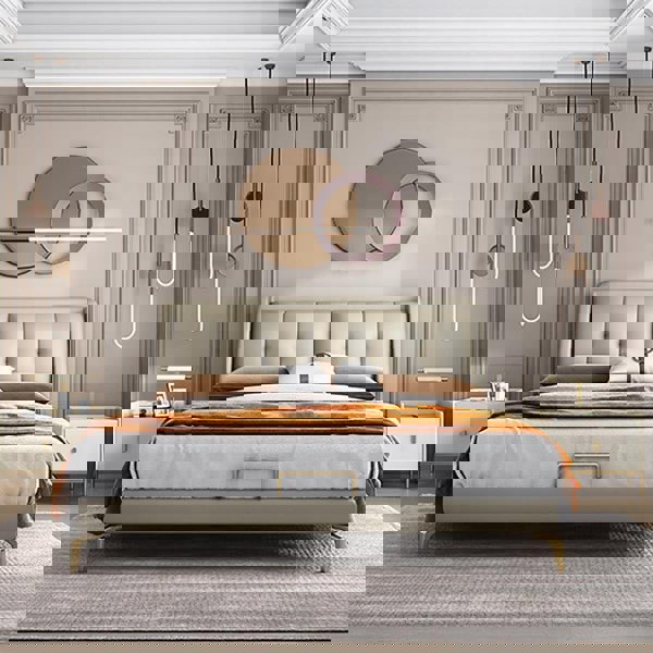 Taro Bedside Table, Cream-Weilai Concept-Weilai Concept