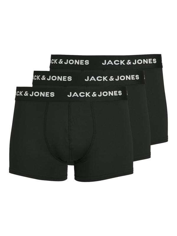 Jack & Jones 3-pack Microfiber Boxers - Black/ Black