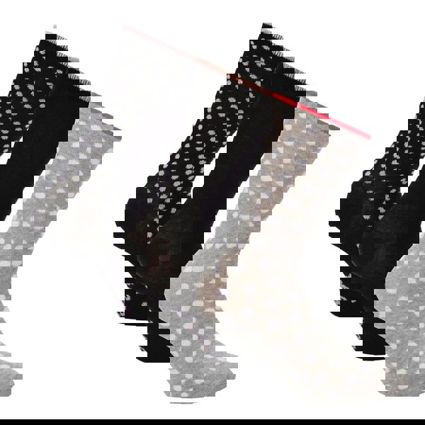 Lee Women's Crew Socks (Pack of 3) - Black/Grey/Pink