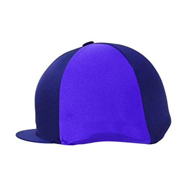 HyFASHION Two Tone Hat Cover - Navy/Purple - 