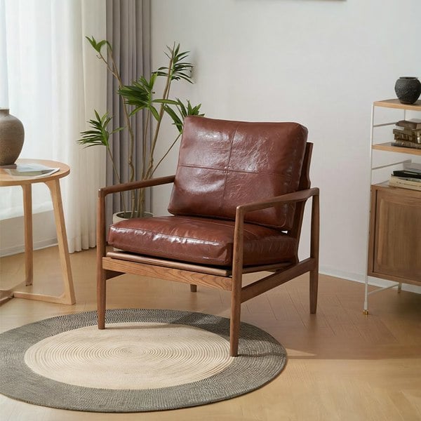 Cara BW002 Armchair, Brown-Rit Concept-Rit Concept