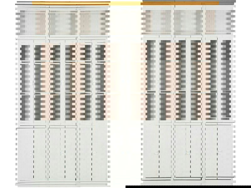 Dorel Home Anita Wall Unit L in white honey