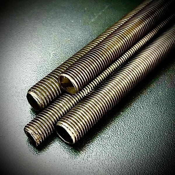 Fixaball Threaded Bar Rod Stud Metric Self Colour Mild Steel