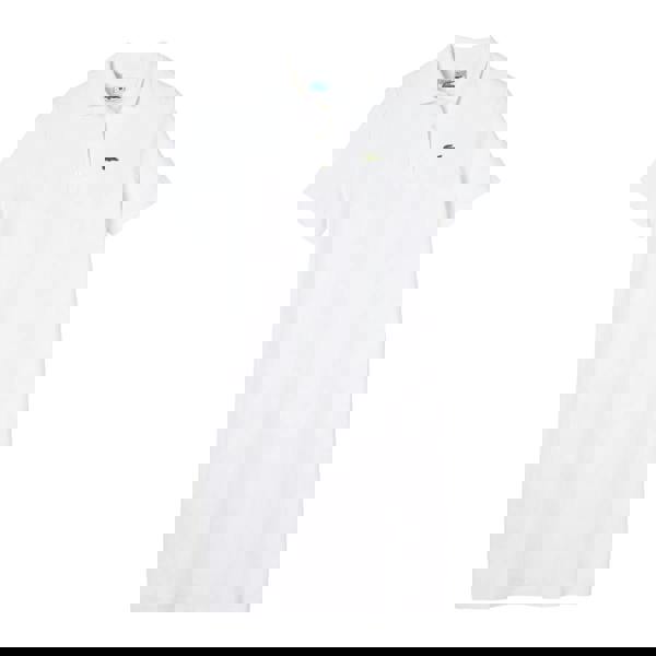 Lacoste Womens/Ladies Pique Bell Sleeve Polo Shirt Dress - White