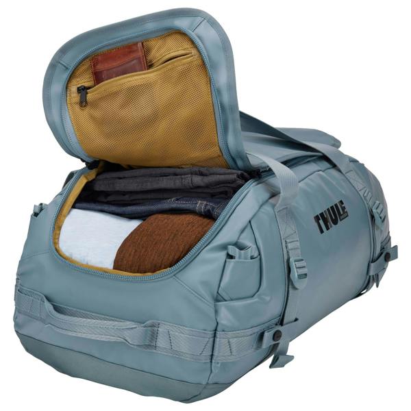 Thule Chasm 40L Duffel Bag Pond Grey Travel Gym Luggage Backpack Recycled