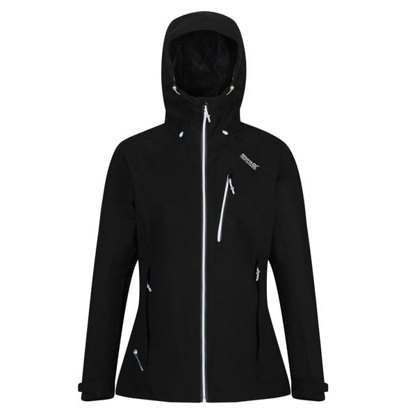 Regatta Women's Birchdale Shell Waterproof Jacket - Black/White