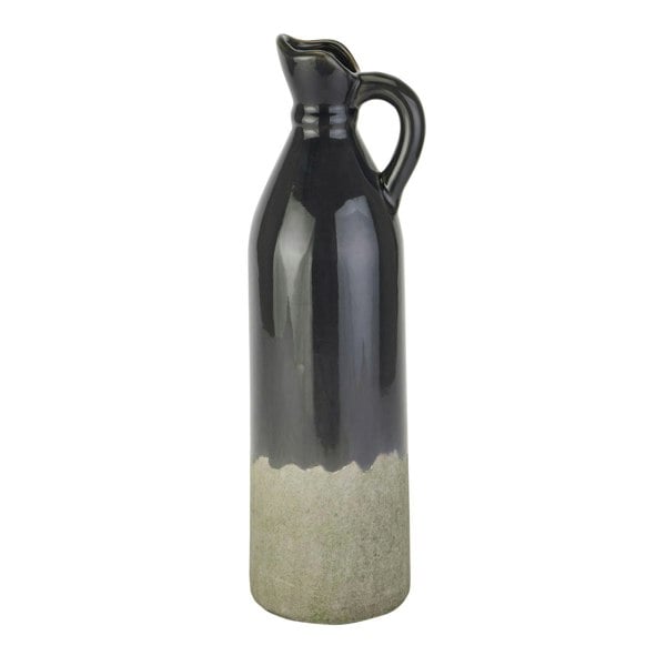 Hill Interiors Stoneware Tall Jug - Navy