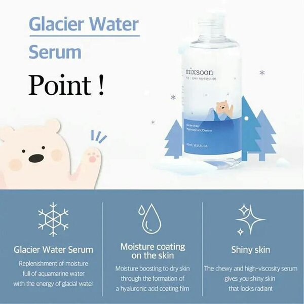 MIXSOON Glacier Water Hyaluronic Acid Serum 100ml