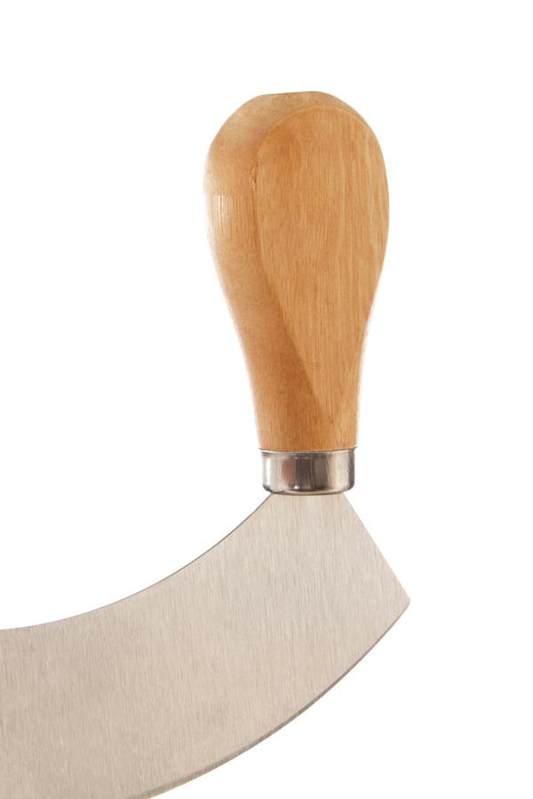 Maison by Premier Aleki Bamboo Board with Mezzaluna Herb Chopper