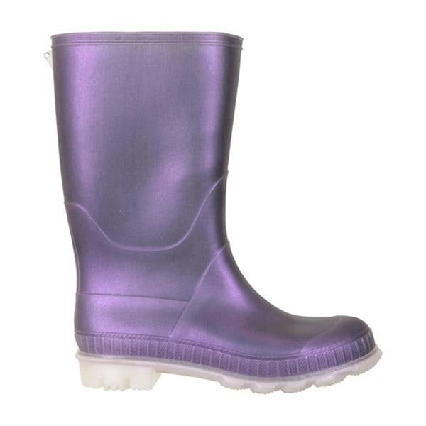 Mountain Warehouse Childrens/Kids Plain Wellington Boots - Purple - 