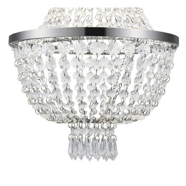 COSYLYTE Adelle 2-Tier Easyfit Beaded Lamp Shade