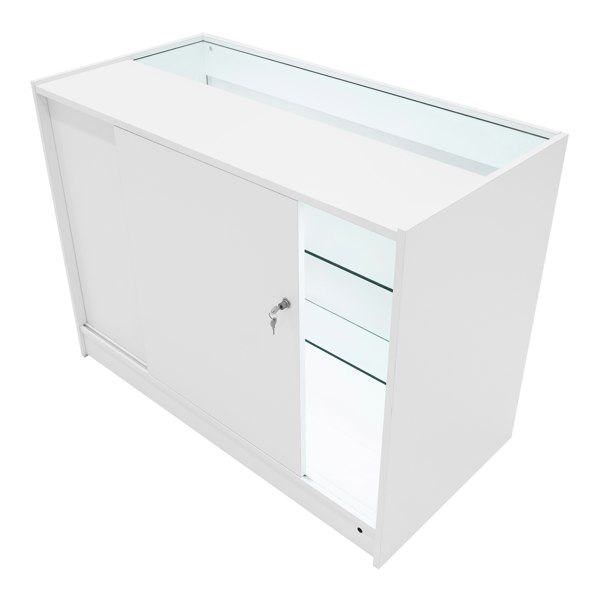 Monstershop Aries LED Shop Counter Set CM60, TB60 & 2 x K1200 - White
