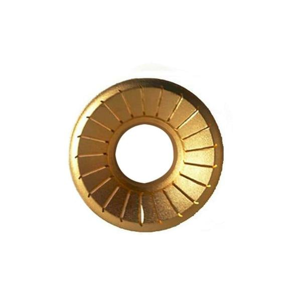 A brass ring burner for gas stove.