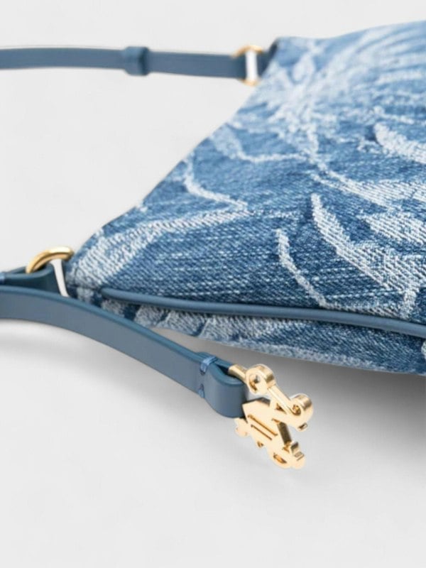 Palm Angels Jungle Denim Bag Blue - Supplied FashionPalm Angels