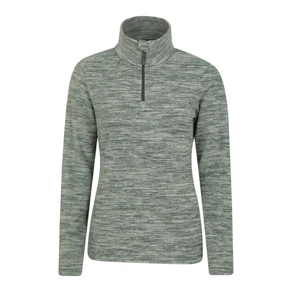 Mountain Warehouse Womens/Ladies Snowdon Melange Fleece Top - Khaki - 