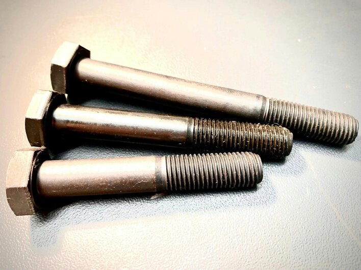 Fixaball M12x1.5P Fine Hex Bolt High Tensile 8.8 Self Colour Over 110mm