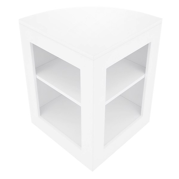 Monstershop Helios LED Shop Counter Set CM60 & 2 x K1200 - White