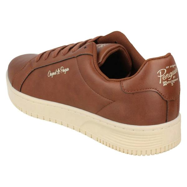 Penguin Mens Penguin Lace Up Trainers Selwyn Pen0626