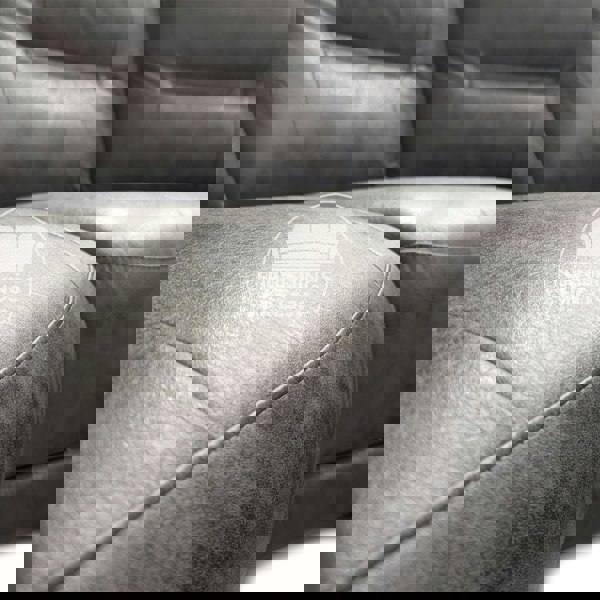 Furnishings For Less Zara Electric L Shaped 5 Seater Grey Reclining Corner Sofa