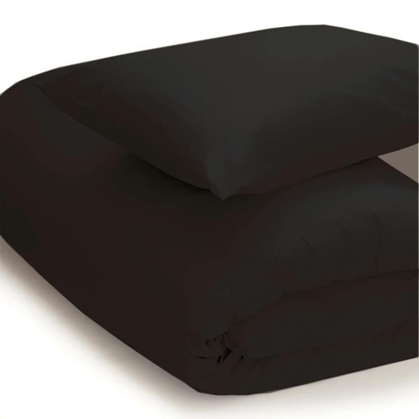 Belledorm Easycare Percale Duvet Cover - Black - 