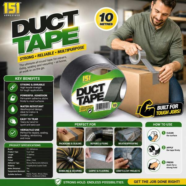 151 12X - 151 Duct Tape 10M X 48MM