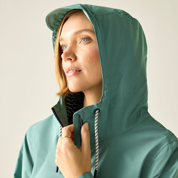 Regatta Womens Bayletta Grid Distress Waterproof Jacket - Ivy Moss
