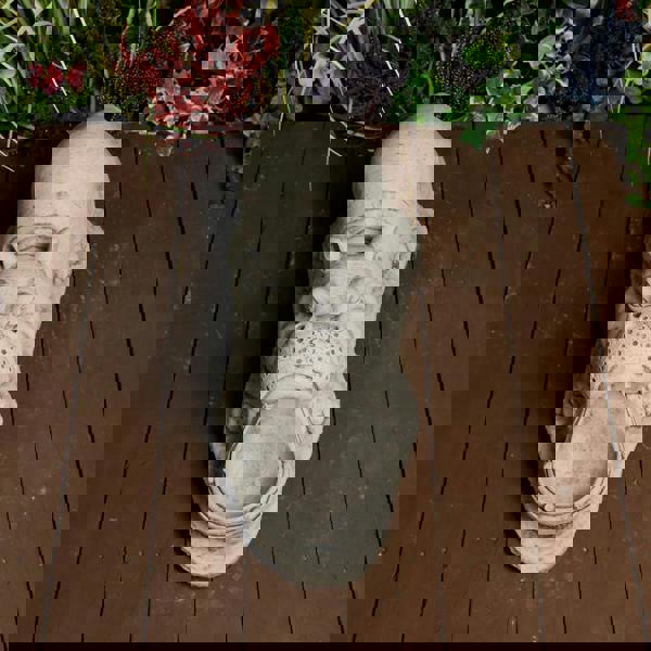 Stone Cast Large Hippo Ornament 