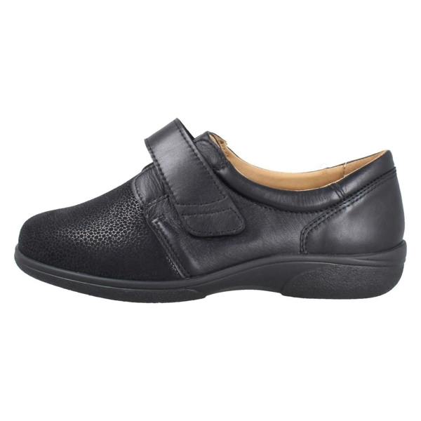 DB Shoes Ladies Wide Fitting Hook and Loop DB Shoes Petula