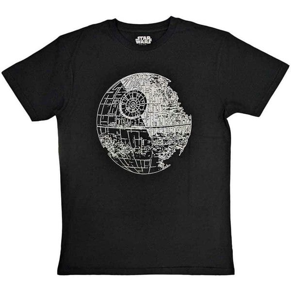 Star Wars Unisex Adult Death Star T-Shirt - Black
