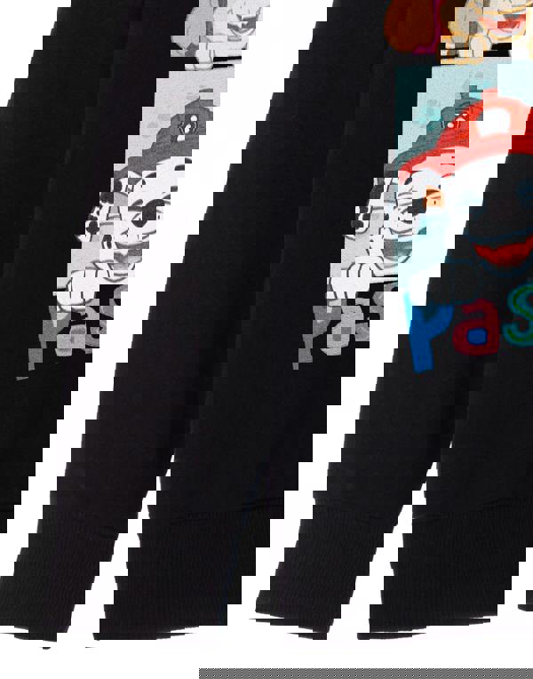 Paw Patrol Girls Black Smile And Pass It On Hoodie