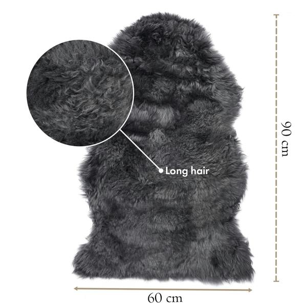 Infinity Leather Genuine Sheepskin Natural Silky Soft Fluffy Real Wool Rug