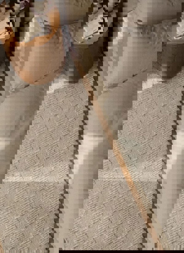 The Rugs Scala Handwoven Wool Rug - Quality Checkered Design