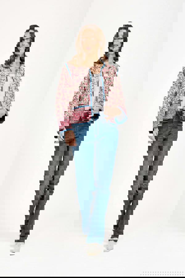 Mudflower Reversible Paisley Quilted Jacket