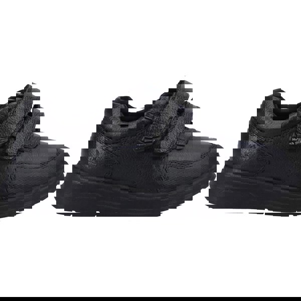 Hush Puppies Ryan SNR Leather Boys's Black Shoes