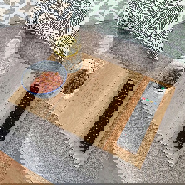 Personalised Memento Company Personalised Classic Wooden Sofa Tray